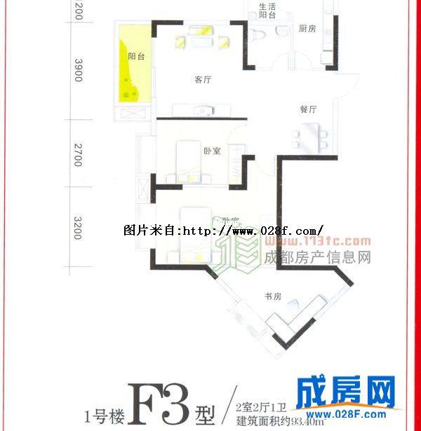 加贝书香尚品户型图,点击放大