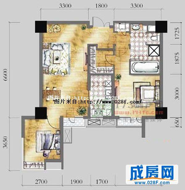 香月楠岸户型图,点击放大