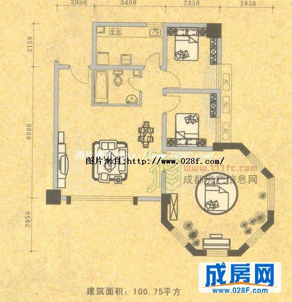 金巴黎户型图,点击放大
