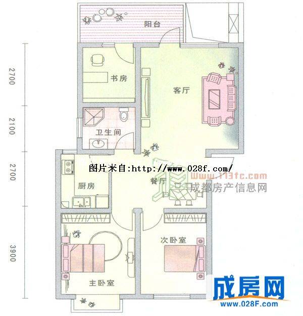 新航印象户型图,点击放大