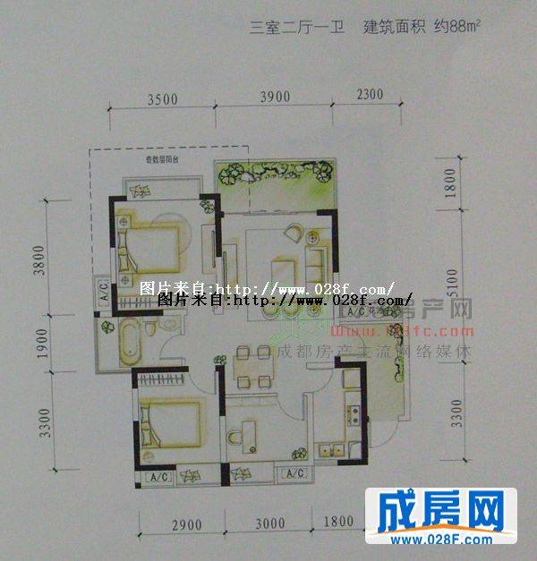 华侨城纯水岸户型图,点击放大