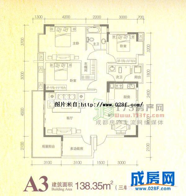 棕榈南岸户型图,点击放大