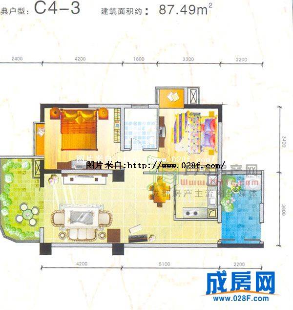 兴元华府户型图,点击放大