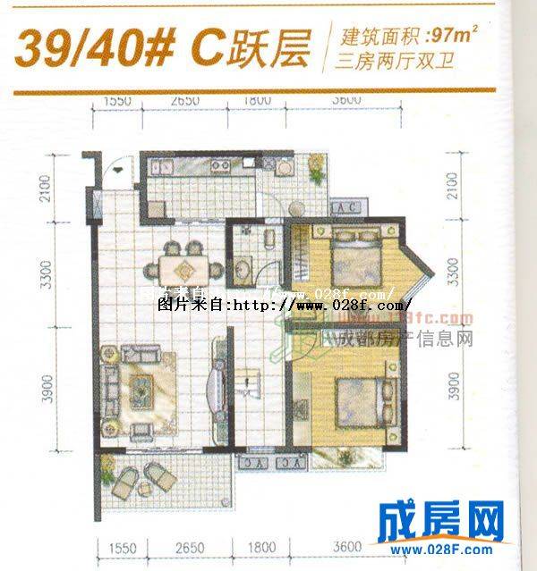 建信·奥林匹克花园户型图,点击放大