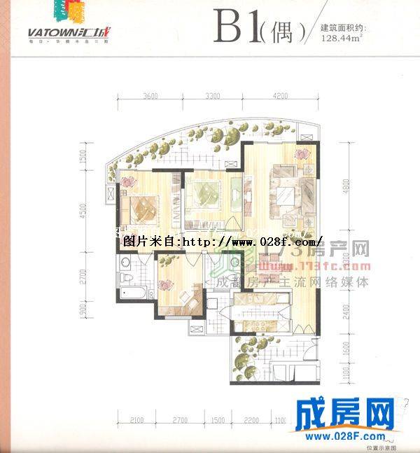 华楠半岛户型图,点击放大