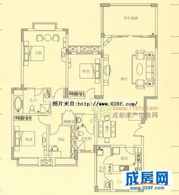 新里派克公馆户型图,点击放大