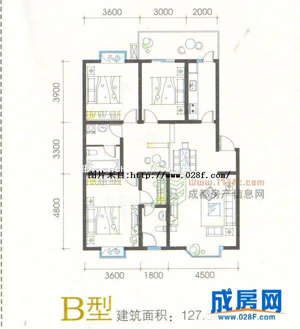 银杏森林户型图,点击放大