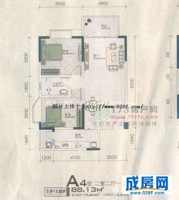 诚品上院户型图,点击放大
