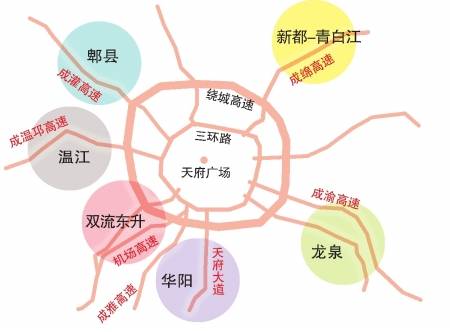 32条路打造成都 半小时交通圈 