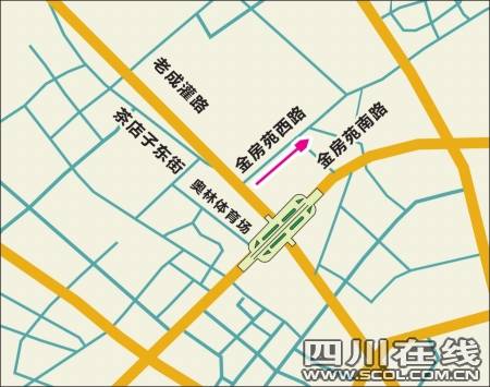 成都城区交通告急 20日起8片区单向通行