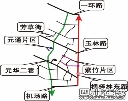 成都城区交通告急 20日起8片区单向通行