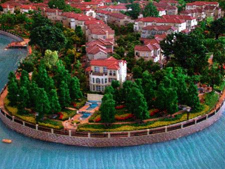 珍稀岛居别墅香颂岛盛大开盘