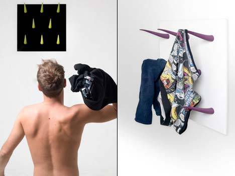 生活更惬意 创意家居专为懒人设计的衣架  图 