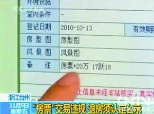 浙江台州官员涉倒卖 房票  一次赚20万 图 