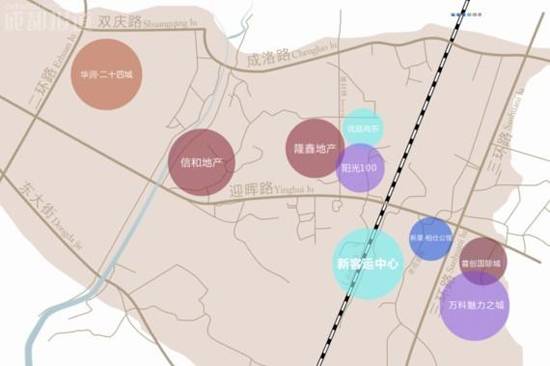 品牌开发商扎堆迎晖路板块