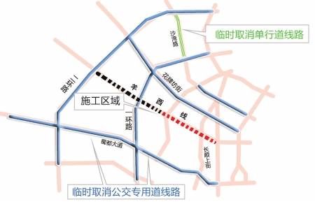羊西线25日起开始整治 周边公交专用道可借道