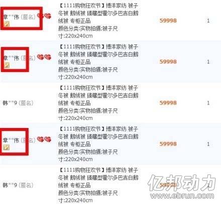 博洋家纺双十一38分钟3千万 天额客单价遭质疑