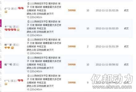 博洋家纺双十一38分钟3千万 天额客单价遭质疑