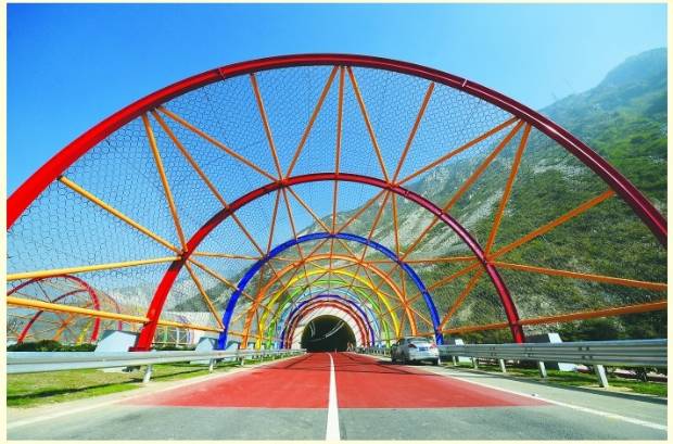 映汶高速即将通车 隧道虽多进出不怕眼花