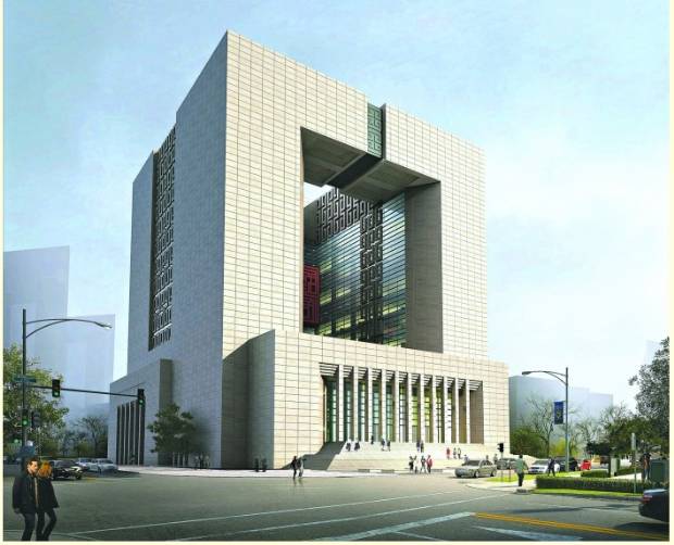 新档案馆昨开建 不是三个蛋而是一扇门