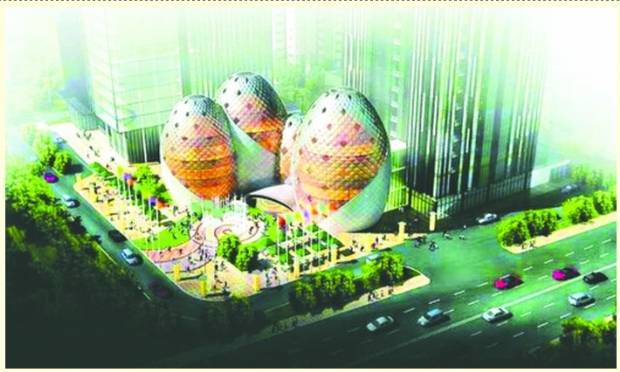 新档案馆昨开建 不是三个蛋而是一扇门