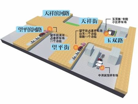 玉双路并未全封闭 交警指点4个停车点供选择