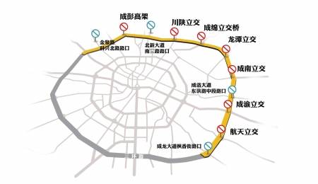 解放路蜀都大道东施工 早高峰尽量避开两条路