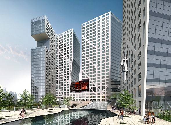 来福士广场国际甲级写字楼全球招租正式启动