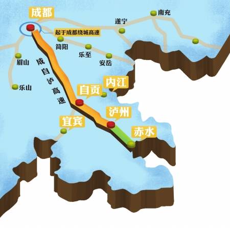 串起川南城市群 成自泸高速最快7月通车