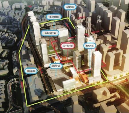 荷花池将变现代商业商务中心