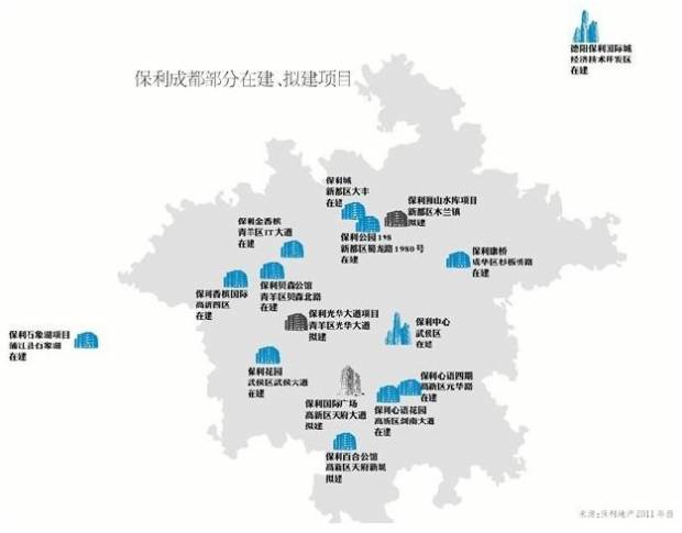 保利成都求地 伺机二圈层土地合作 打响郊区化战略