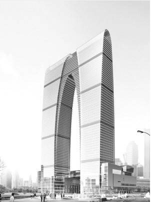  东方之门 造型遭吐槽 苏州 秋裤 火了