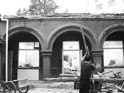 溥仪旧居被拆系因暴雨成危房