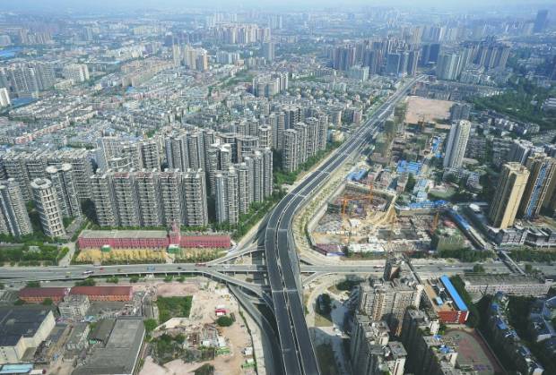 俯览新二环刃具立交 很大气