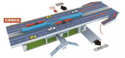 新二环南段通行指南 人南立交下桥 先靠左行驶