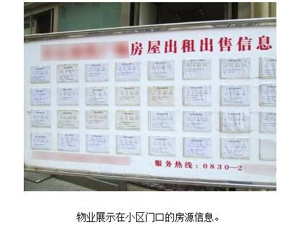 物业 越权  兼职中介 非正规交易存在风险