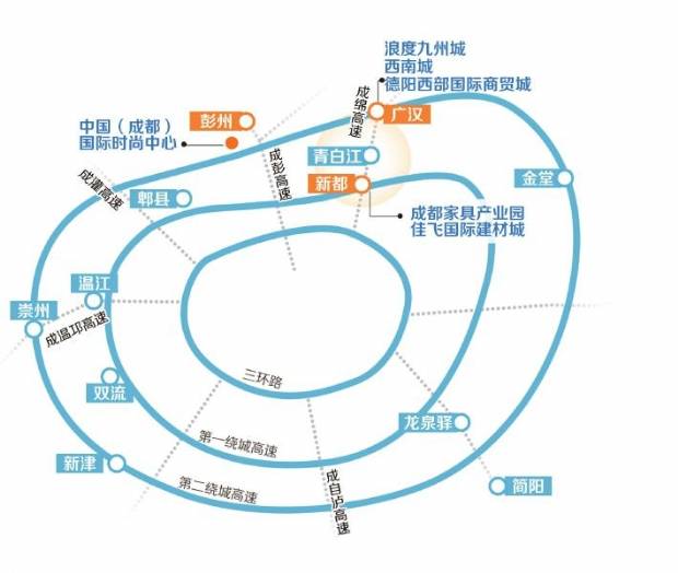 二绕年底通车 成都商业地产或迎来外圈层新格局
