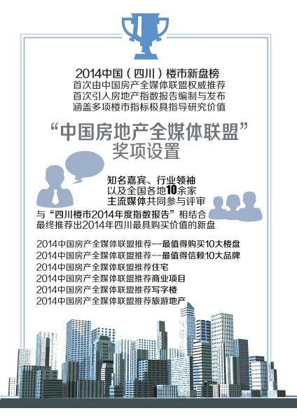 2014中国四川楼市新盘榜 构筑楼市 晴雨表 