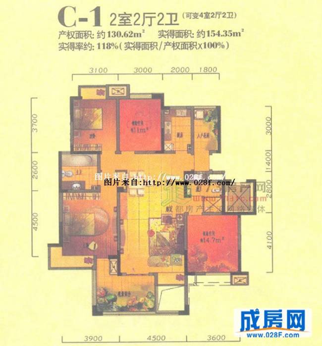 金色海伦户型图,点击放大