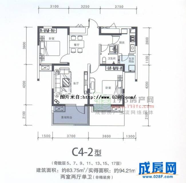 新里派克公馆户型图,点击放大