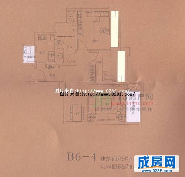 朗基·龙堂户型图,点击放大
