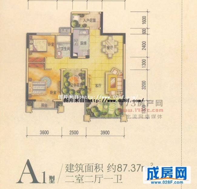 中华名园3波西卡诺户型图,点击放大