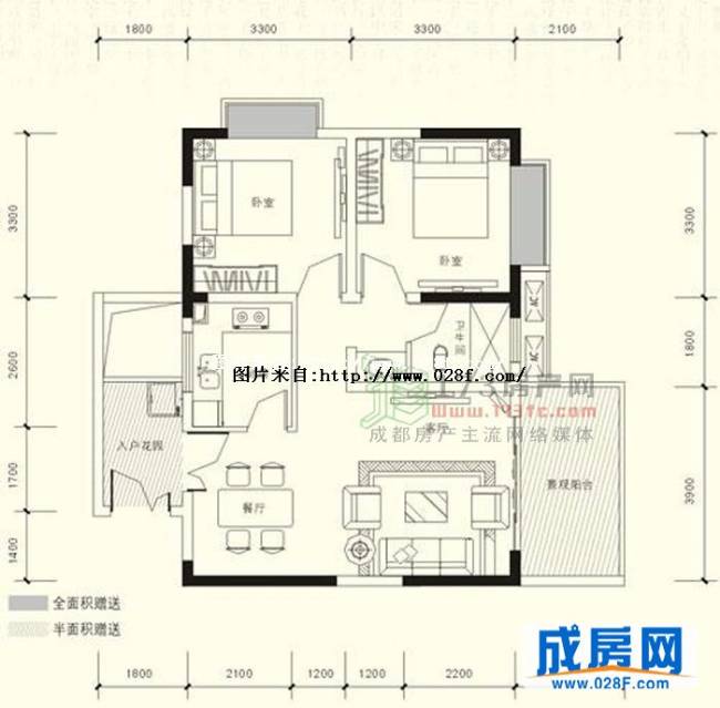 桃园柳岸户型图,点击放大