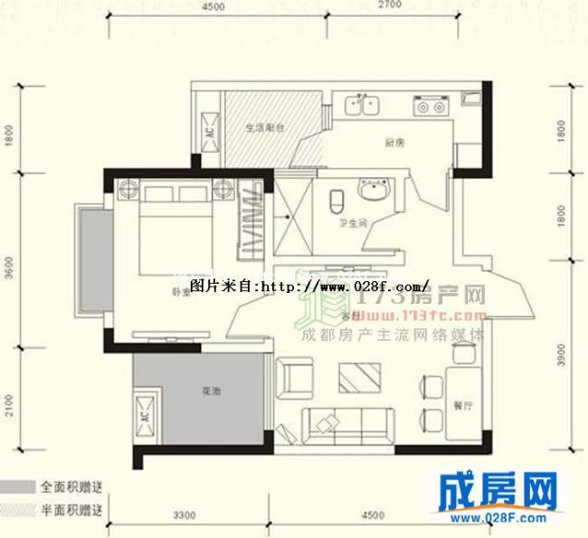 桃园柳岸户型图,点击放大