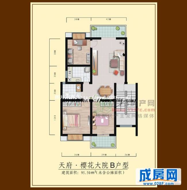 天府樱花大院户型图,点击放大