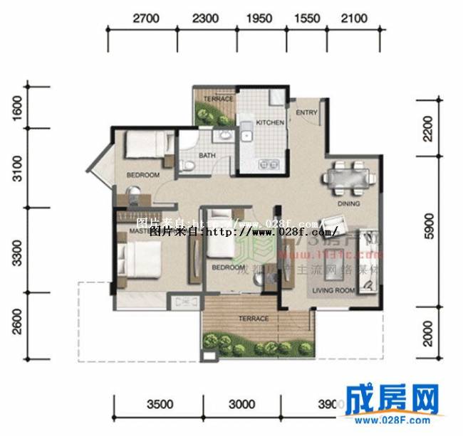 月光诚品户型图,点击放大