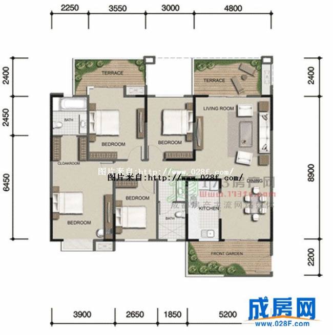 月光诚品户型图,点击放大