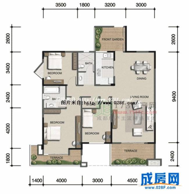 月光诚品户型图,点击放大