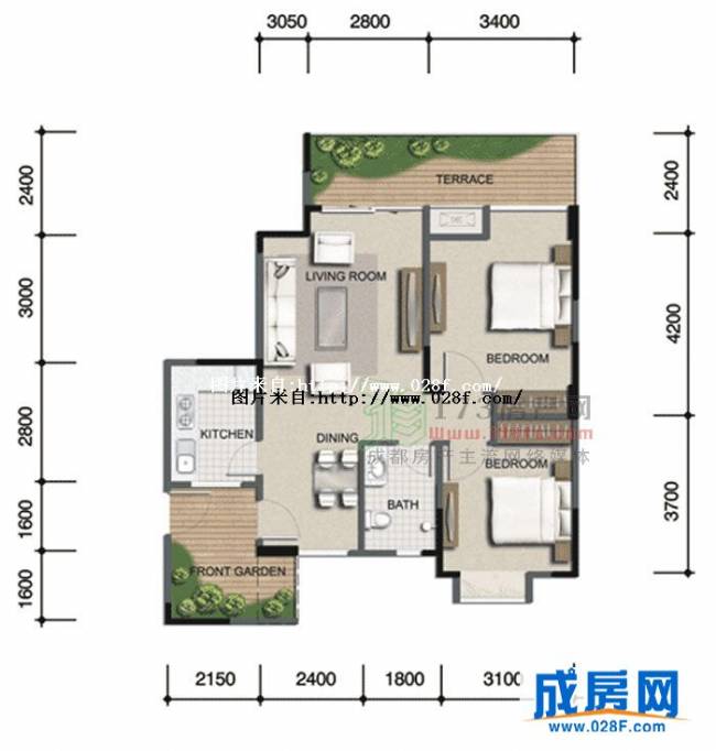 月光诚品户型图,点击放大