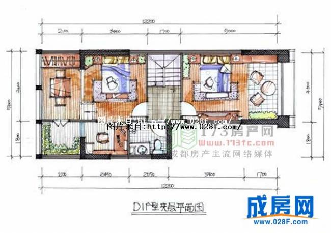 荷里活户型图,点击放大